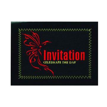 Поздравительная открытка с индивидуальной вышивкой - Поздравительная открытка с индивидуальной вышивкой