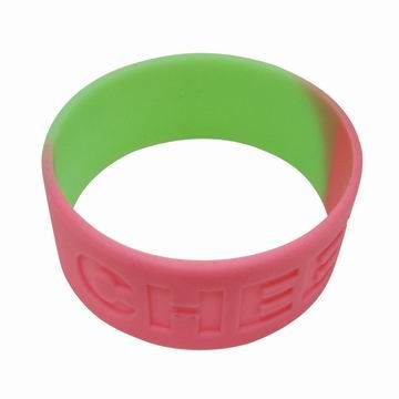 wholesale silicone wide bracelet