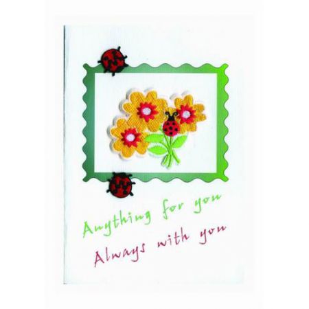 Cartões de Agradecimento Personalizados com Bordado - Cartões de Agradecimento Personalizados com Bordado