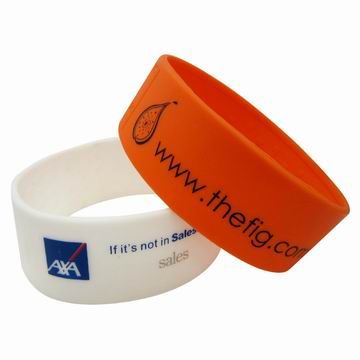 Printing Wide Silicone Bracelet - Printing Wide Silicone Bracelet