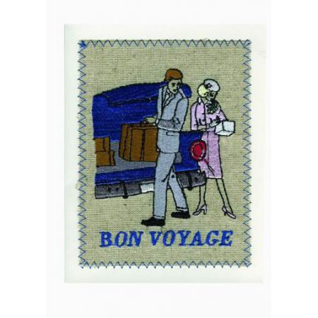 대량 자수 인사말 카드 - 대량 자수 인사말 카드