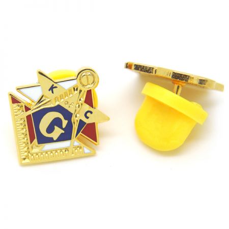 custom brass lapel pins