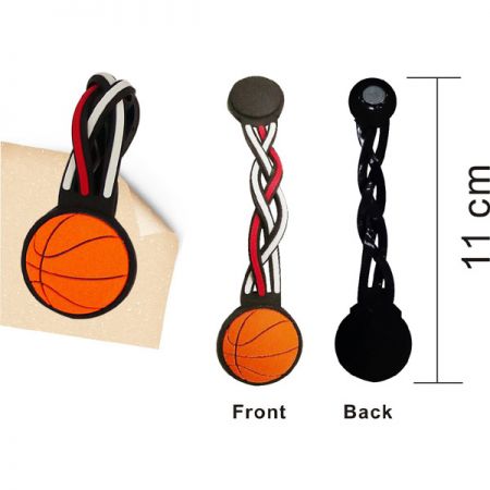 Braided Style PVC Magnetic Bookmark - Braided Style PVC Magnetic Bookmark