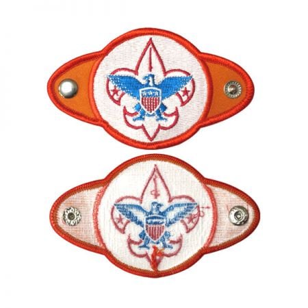 Woggle de pañuelo de boy scout bordado