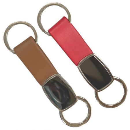 Leather Key Fob for Men - Custom Leather Key Chain