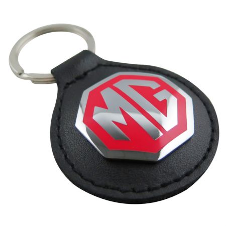 Okrągłe skórzane breloczki do kluczy