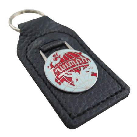 Leather Key Fobs with Emblems
