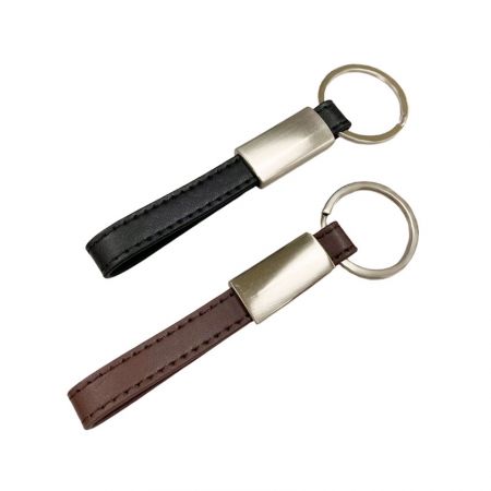 Leather Key Ring Strap - Custom leather keychain Strap