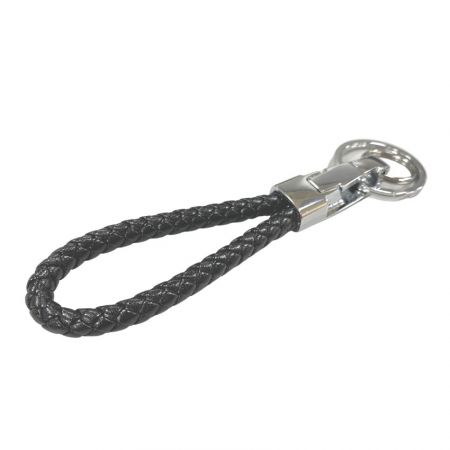 mens leather key fob