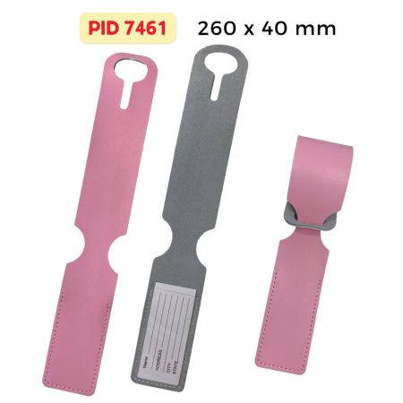 Etichetta bagaglio in Vera Pelle con Fibbia in Metallo Etichetta bagaglio in Vera Pelle con Fibbia in Metallo