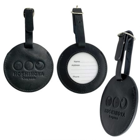 Thẻ hành lý da cá nhân hóa cho quà tặng doanh nghiệp.