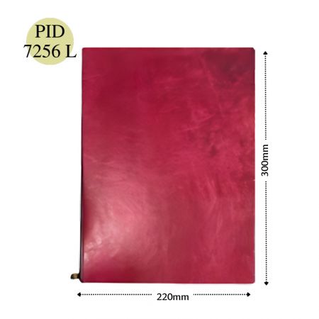 ปกเมนูหนังออกแบบมาตรฐานในขนาดใหญ่