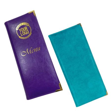 Dossier de menu en cuir en gros - Porte-menu en simili cuir