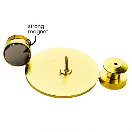 Deluxe Magnetic Pin Backs | High-Quality Custom Promotional Products ...