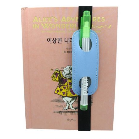 حامل قلم جلد مخصص علامة الكتاب - جملة حامل قلم جلد علامة الكتاب
