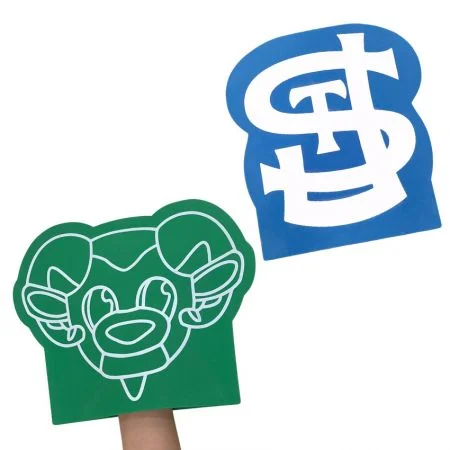 Medium Size Foam Fingers - Custom foam hands at medium sizes