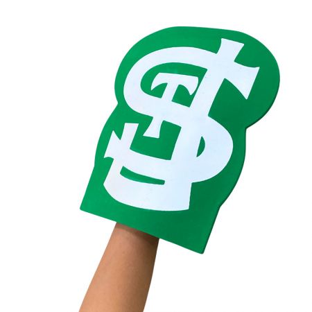 มือโฟมส่งเสริมการขายพร้อมการพิมพ์แบบกำหนดเอง