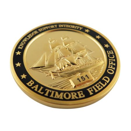 亜鉛合金の3Dコイン - 亜鉛合金の3Dコイン