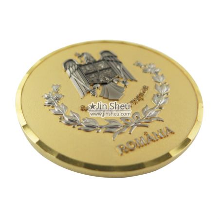Zinc Alloy Dual Plated Coins
