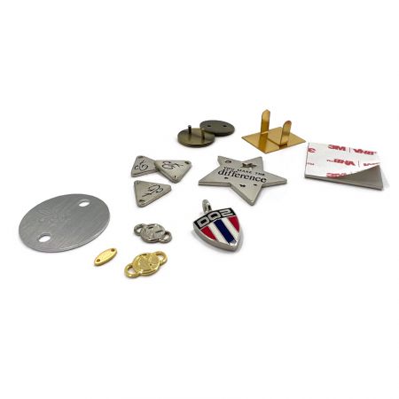 Etiqueta de metal personalizada