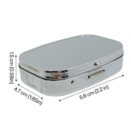 金属製ピルキーパーの寸法