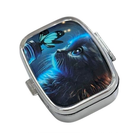 カスタム印刷された金属製ピルキーパー