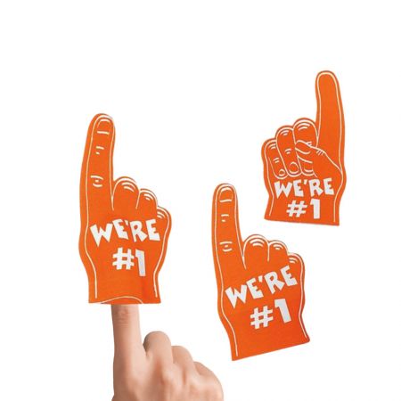 Đôi tay bọt mini màu cam EVA