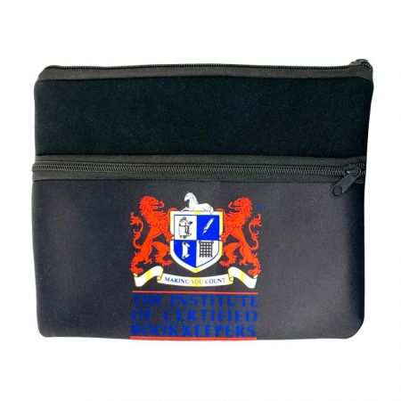 túi neoprene đen có in ấn