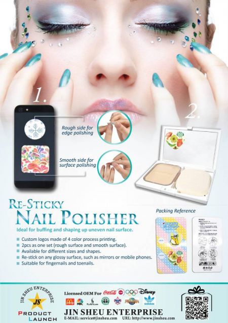 POLISSEUR D'ONGLES RE-STICKY - POLISSEUR D'ONGLES RE-STICKY