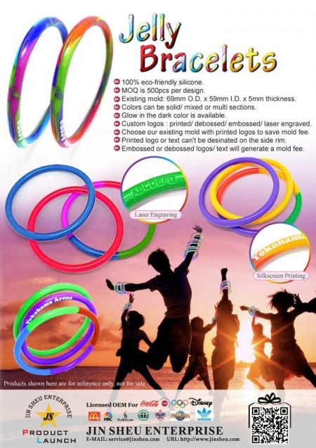 Custom Gel Bracelets - Jelly Bracelets