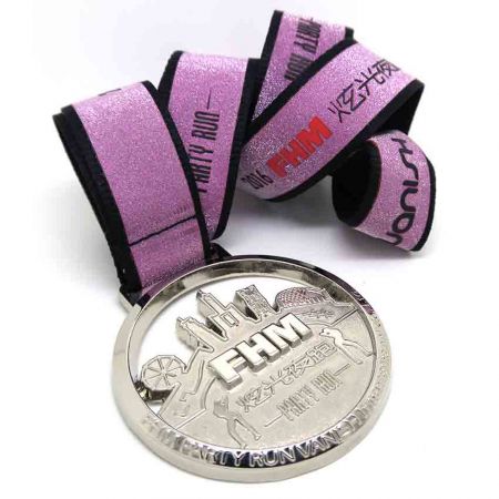 individuelle Medaillen mit Ausschnitt-Design