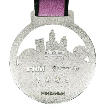 custom medals with cutout design