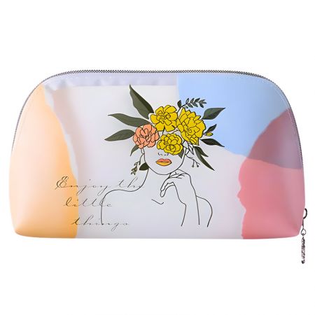 Bolsas de cosméticos semi-transparentes