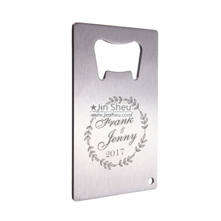 wedding card bottle opener