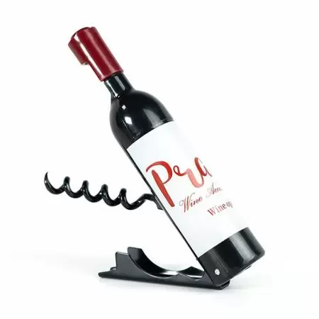 Sacacorchos en forma de botella de vino magnético y abridor de tapas de cerveza - Sacacorchos en forma de botella de vino
