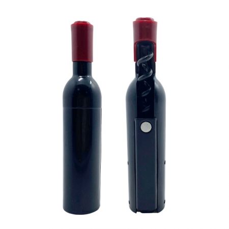 Vinkelformet proptrækker til vinflasker