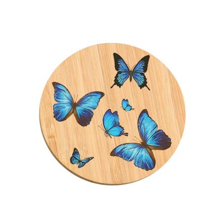 Custom Wood Coasters with UV Printed Logos