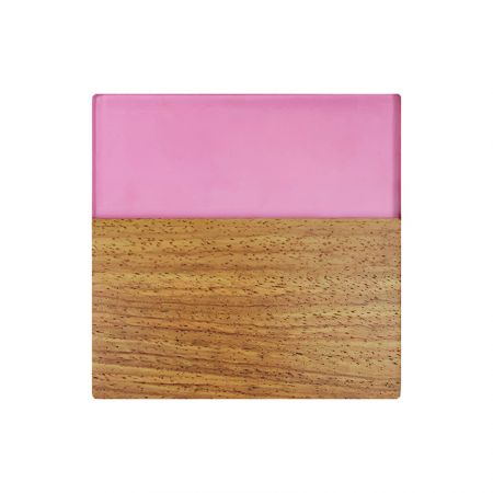 木製樹脂コースター