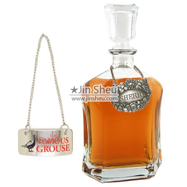 Liquor decanter tags