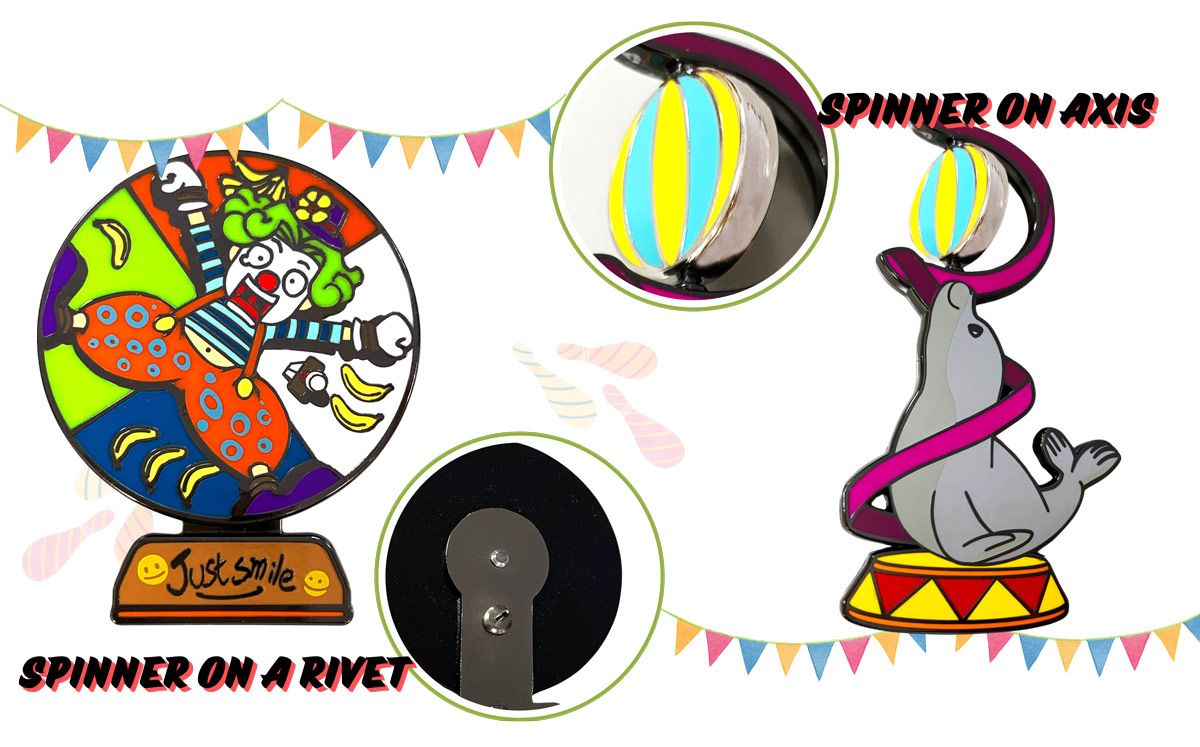 Moving Pin Examples Moving Enamel Pin | Custom Promotional Products & Corporate Gifts ...