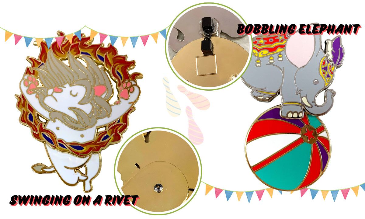 Moving Pin Examples Moving Enamel Pin | Custom Promotional Products & Corporate Gifts ...