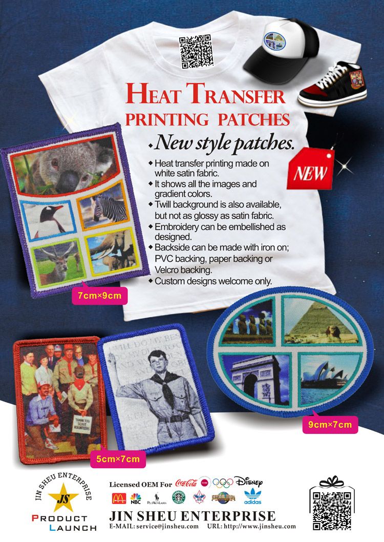 Individuelle Sublimationspatches