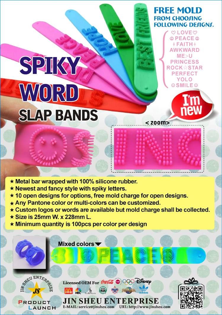 Puntige Woord Slap Bands
