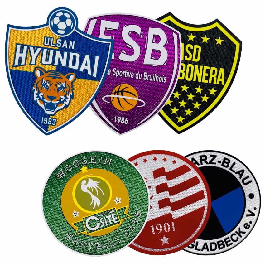 custom silicone patches for sports uniform