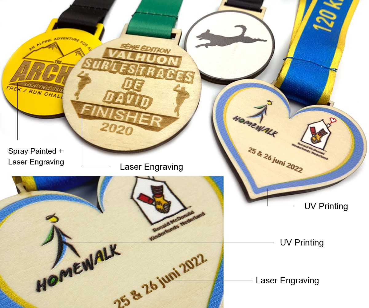 Crafts for Custom Logos on Wood Medal