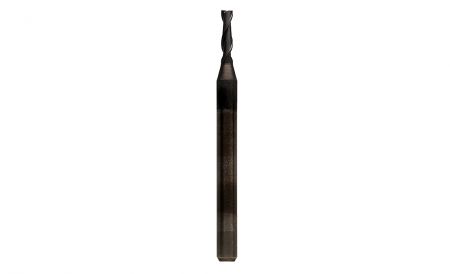 CVD Diamond Coated Down-Cut Two-Flute Endmill - 1