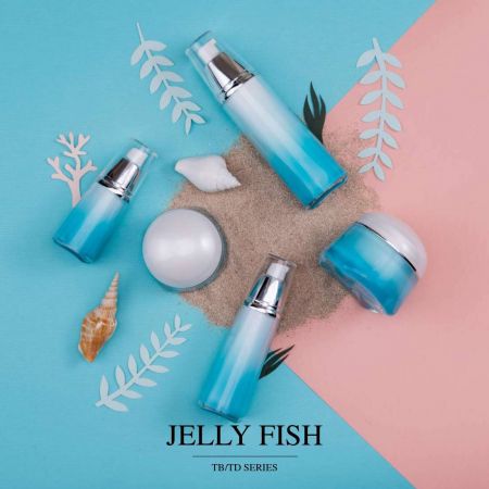 Jelly Fish (tentvorm acryl luxe cosmetische en huidverzorgingsverpakking)