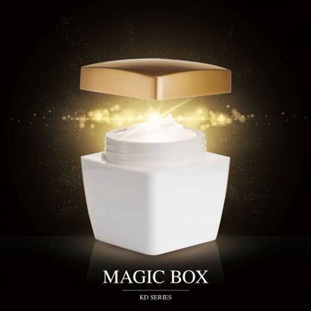 Magic Box (confezione quadrata di lusso in acrilico per cosmetici e cura della pelle)