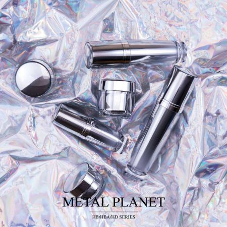 Metal Planet (ambalaj acrilic de lux pentru cosmetice și îngrijire a pielii)