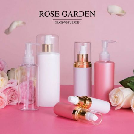 Rose Garden (Imballaggi cosmetici e per la cura della pelle in ECO PETG e PP)